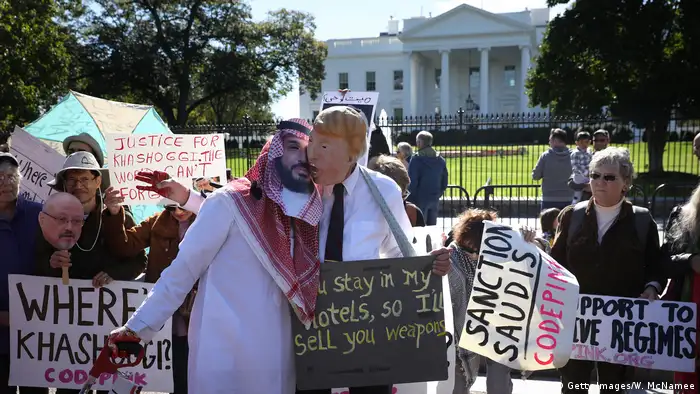 USA Aktivisten vor dem Weißen Haus