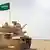 Saudi Arabien Militärübung saudischer Panzer