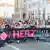Deutschland Demonstration "Herz statt Hetze" in Dresden
