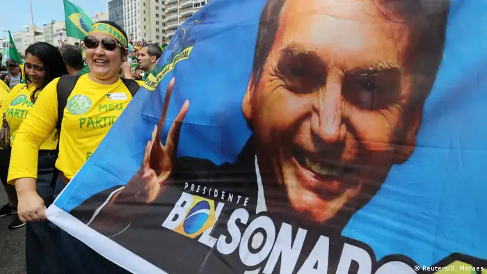 Brasilien - Demonstrationen für den Präsidentschaftskandidaten Jair Bolsonaro