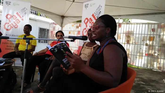 Panel shot of the Ghanaian literature festival Pa Gya in 2018