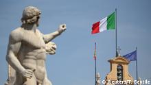 FILE PHOTO: The Italian flag waves over the Quirinal Palace in Rome, Italy May 30, 2018. REUTERS/Tony Gentile/File Photo