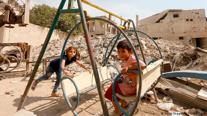 Syrien l Alltag in Ghouta l Kinder spielen in Zabdin