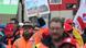 Mine workers march in Bergheim Mine workers march in Bergheim
