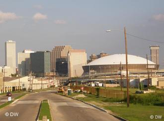 Am Superdome von New Orleans erinnert nichts mehr an die Hurrikan-Katastrophe vor vier Jahren