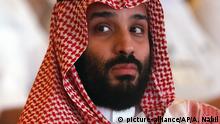 Saudi Crown Prince, Mohammed bin Salman, attends the Future Investment Initiative conference, in Riyadh, Saudi Arabia, Tuesday, Oct. 23, 2018.T he high-profile economic forum in Saudi Arabia is the kingdom's first major event on the world stage since the killing of writer Jamal Khashoggi at the Saudi Consulate in Istanbul earlier this month. (AP Photo/Amr Nabil) |