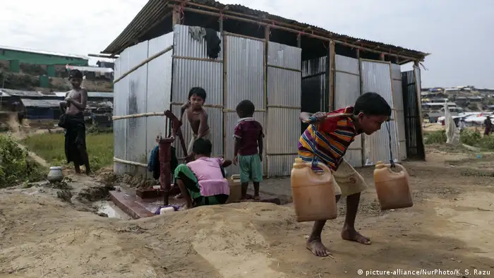Bangladesch Cox's Bazar Rohingya Flüchtlingslager (picture-alliance/NurPhoto/K. S. Razu)