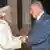 Israeli PM Benjamin Netanjahu and Oman's Sultan Qaboos
