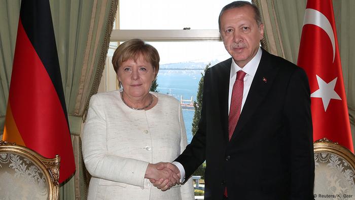 Merkel ve Cumhurbaşkanı Recep Tayyip Erdoğan