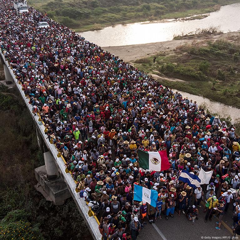 Caravanas de migrantes s ntoma de una regi n en crisis DW 07