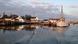 El puerto de la isla de Tangier, en Virginia, Estados Unidos, al atardecer. El puerto de la isla de Tangier, en Virginia, Estados Unidos, al atardecer.