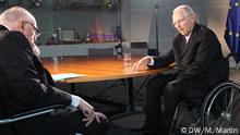 Wolfgang Schäuble bei Conflict Zone