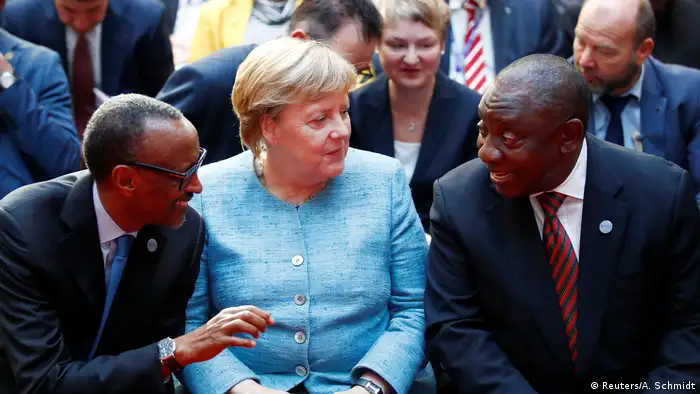 Kagame, Merkel and Ramaphosa