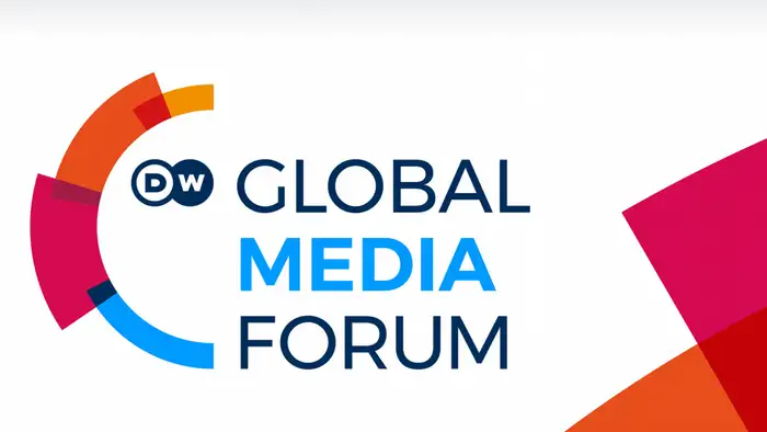 Banner zur Bewerbung des Global Media Forum