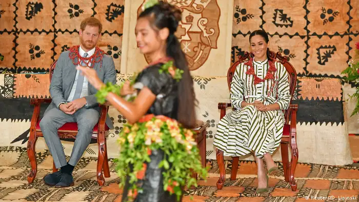 Südpazifik-Reise von Prinz Harry und Meghan Markle | Tonga (Reuters/D. Lipinski)