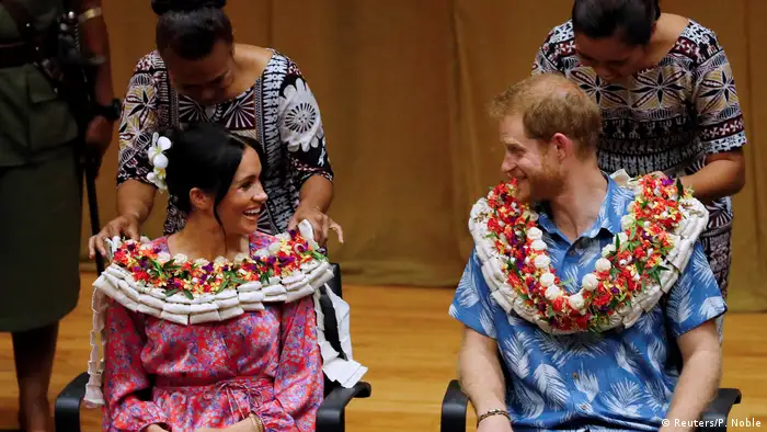 Südpazifik-Reise von Prinz Harry und Meghan Markle | Fidschi, Suva (Reuters/P. Noble)