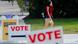 USA Early Voting in Irvine, Kalifornien USA Early Voting in Irvine, Kalifornien