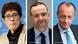 Annegret Kramp-Karrenbauer, Jens Spahn and Friedrich Merz Annegret Kramp-Karrenbauer, Jens Spahn and Friedrich Merz