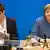 Annegret Kramp-Karrenbauer and German Chancellor Angela Merkel