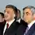 Президент Турции Абдуллах Гюль и президент Армении Серж Саргсян
