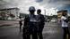 Cameroonian police on a street Cameroonian police on a street