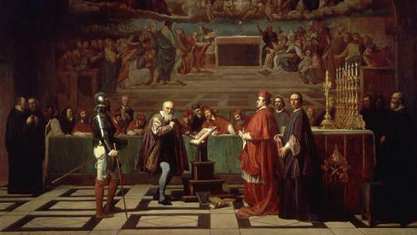 Galilei vor der Römischen Inquisition Flash-Galerie