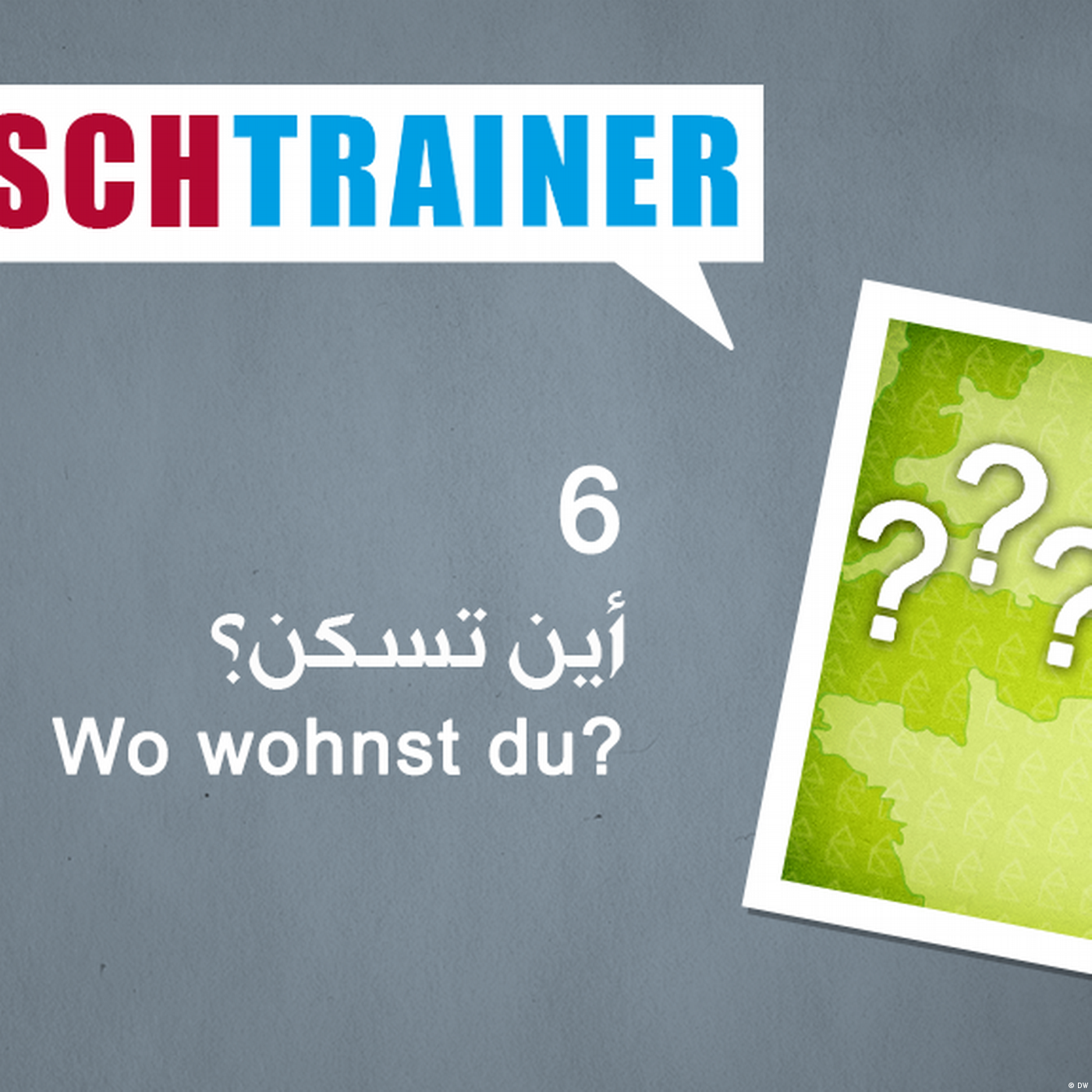 6 أين تسكن؟ – Deutschtrainer episode artwork