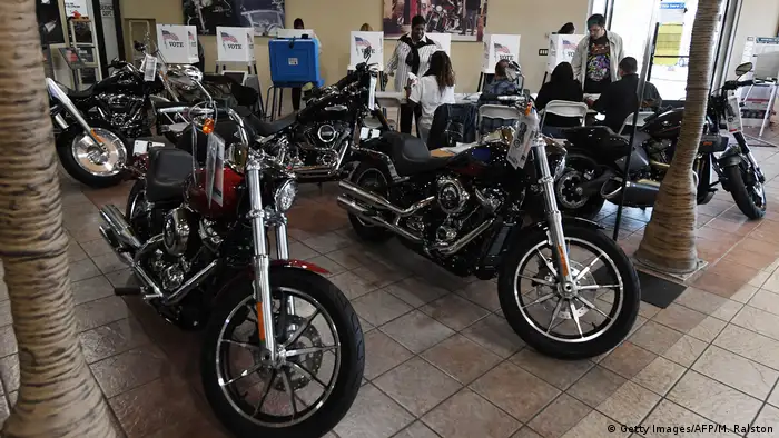 Harley Davidson showroom in Long Beach, California (Getty Images/AFP/M. Ralston)