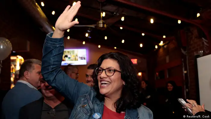 Rashida Tlaib is one of the first two Muslim women to be elected to teh US House of Representatives. The 42-year old's parents came to the US as immigrant from Palestine. Born and raised in Detroit, she already broke records by becoming the first female muslim to be elected as State Representative in Michigan in 2008. 