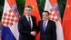 China Peking Premier Li mit Kroatien Präsident Plenkovic China Peking Premier Li mit Kroatien Präsident Plenkovic