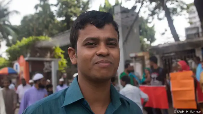 Bangladesh BNP-Reaktion bei der Wahl | Dipankar Shaha (DW/M. M. Rahman)