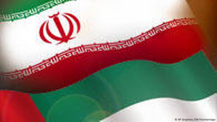 Symbolbild Iran Vereinigte Arabische Emirate Flagge (AP Graphics/DW Fotomontage)
