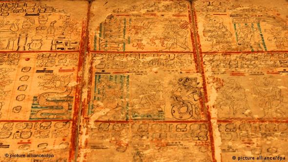 Flash-Galerie Entstehung der Schrift - Maya-Handschrift