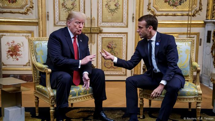 Paris US-Präsident Trump und Macron