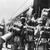 A British colonial battalion boarding a train for Cameroon, west central Africa, during the First World War