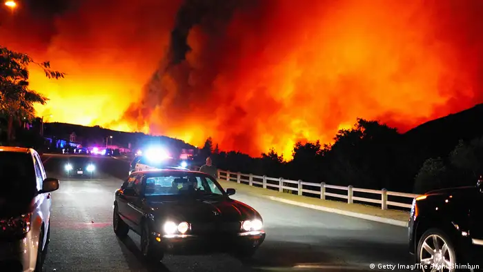 USA | Waldbrände in Kalifornien (Getty Imag/The Asahi Shimbun)