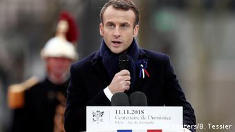 100 Jahre Ende Erster Weltkrieg Gedenkfeier Paris Macron