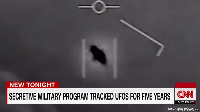 Screenshot Ex-Kampfpilot spricht über Ufo-Sichtung (YouTube/CNN)