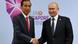 Singapur - Treffen zwischen Vladimir Putin und Präsident Joko Widodo am ASEAN-Gipfel Singapur - Treffen zwischen Vladimir Putin und Präsident Joko Widodo am ASEAN-Gipfel