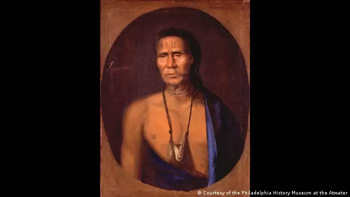 Porträt von Lapowinsa, einem Native American (Courtesy of the Philadelphia History Museum at the Atwater)