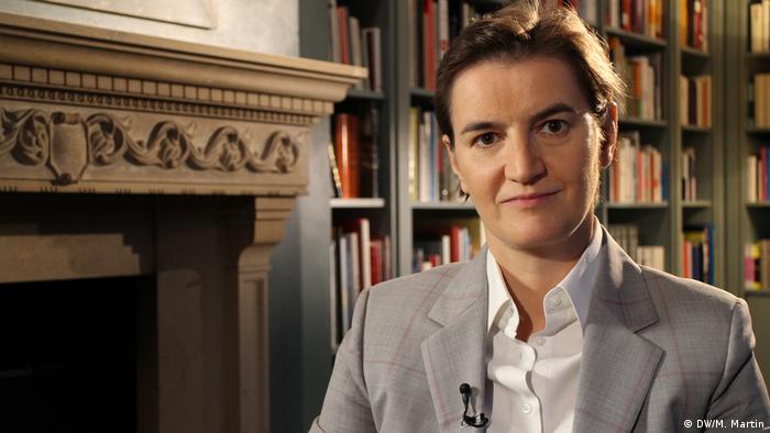 Serbische Premierministerin, Ana Brnabić