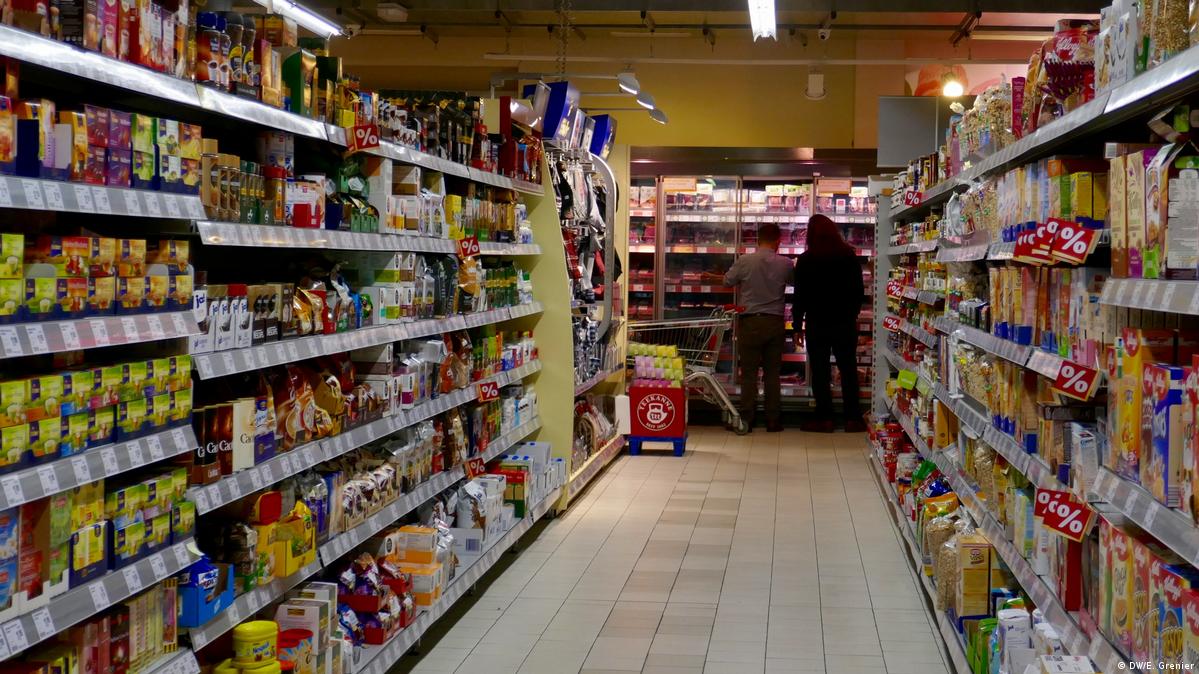 Well market. German supermarkets Sweets.