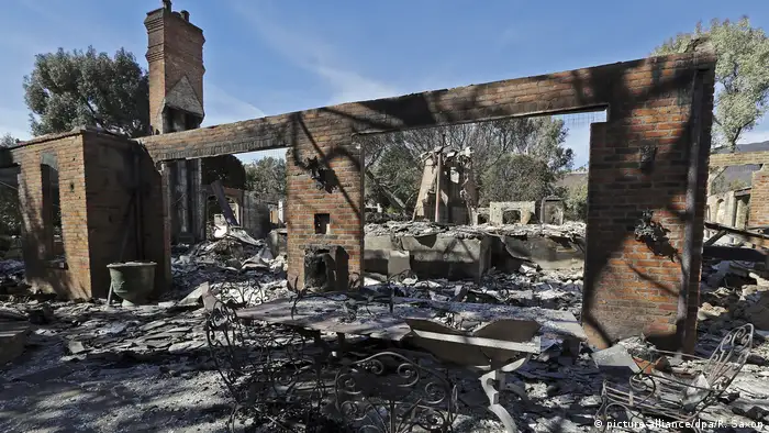 Waldbrände in Kalifornien Villa von Thomas Gottschalk (picture-alliance/dpa/R. Saxon)