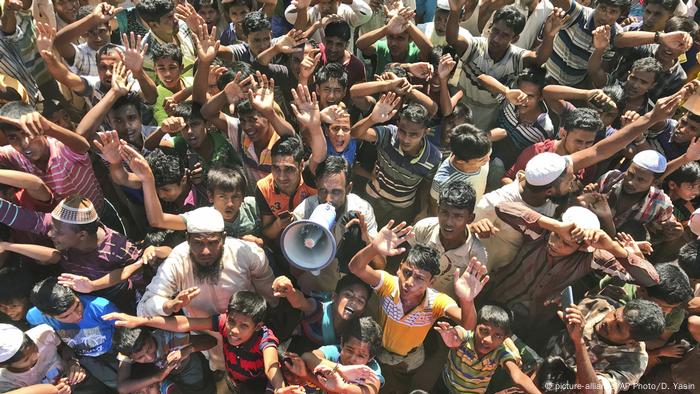 بنغلاديش - مظاهرات من أجل إعادة الروهينجا (صورة تحالف / AP Photo / D. Yasin)