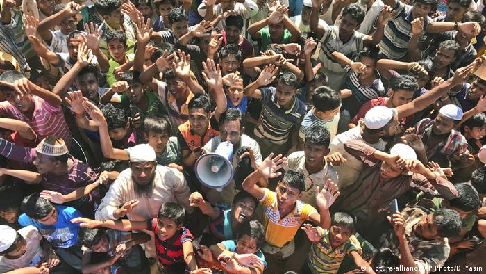 Hundreds of thousands of Rohingya Muslims have fled violence in Myanmar for camps in Bangladesh