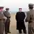 کیم یونگ اون، رهبر کره شمالی در جمع نظامیان پیش از آزمایش جنگ‌افزار پیشرفته جدید