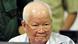 Former Khmer Rouge head of state Khieu Samphan sits inside the courtroom of the Extraordinary Chambers in the Courts of Cambodia (ECCC) as he awaits a verdict, in 2018. Former Khmer Rouge head of state Khieu Samphan sits inside the courtroom of the Extraordinary Chambers in the Courts of Cambodia (ECCC) as he awaits a verdict, in 2018.