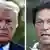 Bildkombo Donald Trump und Imran Khan