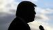 Silhouette of US President Donald Trump Silhouette of US President Donald Trump