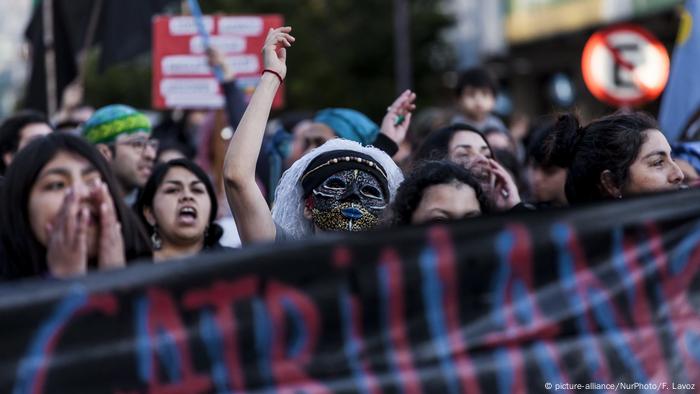 Protesta en Osorno tras la muerte de Camilo Catrillanca.